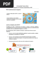 NIIF 3 Combinaciones de Negocios