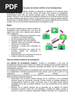 Aplicación de Los Pasos Del Método Científico en Las Investigaciones