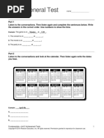 Top Notch Fundamentals Unit 5 Assessment