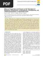 Effects of Temperature and Pressure On The Thermolysis of Morpholine, Ethanolamine, Cyclohexylamine, Dimethylamine, and 3 Methoxypropylamine in Superheated Steam