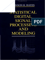 Statistical Digital Signal Processing and Modeling