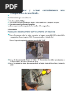 Como Desarmar y Armar Correctamente Una Computadora de Escritorio