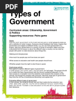 Types of Government PDF