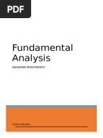 Chapter 8 - Fundamental Analysis