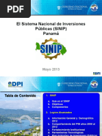 PANAMA - Sistema Nacional de Inversiones Publicas