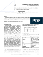 Utg10 - Effects of Water Hardness On Color Obtained in Dyeing of Polyester Microfiber