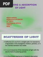 Scattering and Absorption of Light