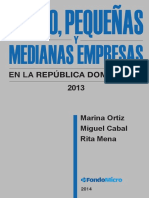 Perfil Nacional de MIPYMES en RD