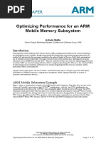 DMC Performance Optimization For Mobile Memory Subsystem