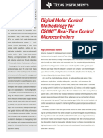 Digital Motor Control Methodology For C2000™ Real-Time Control Microcontrollers PDF