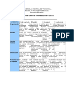 Rúbrica para Evaluar Debate Individual