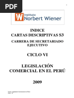 Legislación Comercial en El Perú