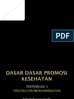 Strategi Promosi Kesehatan