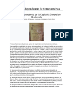 Acta de Independencia de Centroamérica