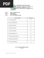 Requested Grades For File of NSTP