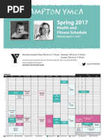 Brampton Ymca: Spring 2017