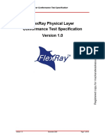 Flexray - Physical Layer Conformance Test Specification V1.0