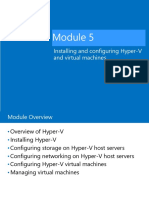 Installing and Configuring Hyper-V and Virtual Machines