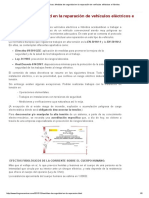 Medidas de Seguridad en La Reparación de Vehículos Eléctricos e Híbridos