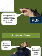 Pronoun Case