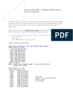 ABAP SELECT Statement Within SAP