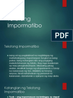 Tekstong Impormatibo