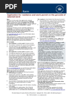 AR1 Application Form: Application For Residence and Work Permit On The Grounds of Salaried Work