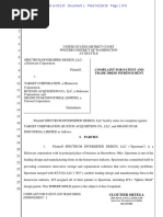 Spectrum Diversified Design v. Target - Complaint