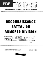 FM17-35 Reconnaissance Battalion Armored Division 1951