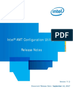 Intel (R) AMT Configuration Utility Release Notes