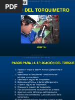 Curso Uso Torquimetro Komatsu