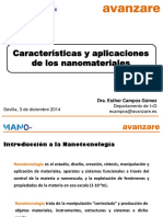 Caracteristicas y Aplicaciones Nanomateriales PDF