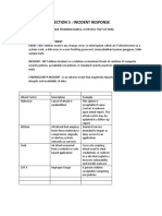 Section 5: Incident Response: 1. Topic 1 Event Vs Incident