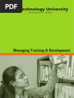 Managing Training & Development PDF