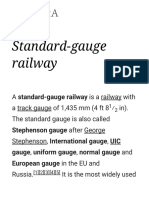 Standard Gauge Railway