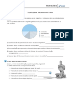 Organização e Tratamento de Dados - Grafico, Percentagens e Probabilidades PDF