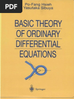 Basic Theory of Ordinary Differential Equations Universitext PDF