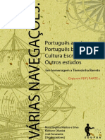 Várias Navegações - Português Arcaico, Português Brasileiro, Cultura Escrita No Brasil, Outros Estudos - Parte 1