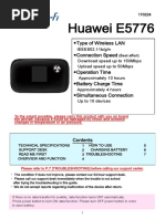 澳洲機 (Huawei E5776) TS取扱説明書 【英語】 - 170224