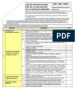 GSSL - SIND - FR043A Verificación de Requisitos MASS Pre - Comienzo de La Ejecución de Un Servicio o Contratos Menores PDF