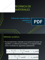 PP 16 y PP 17 - Método Analítico y Círculo de Mohr - Mecánica de Materiales