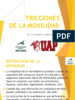 Restriccion de La Movilidad