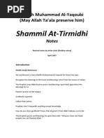 Shammil At-Tirmidhi SH M Al-Yaqoubi 2007 PDF