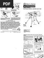 Black & Decker Workmate Owners Manual 79-003 Type 2