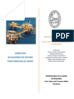 Ejercicios Ecuaciones de Estado PDF