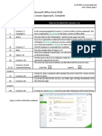 Microsoft Office Excel 2010 A Lesson Approach, Complete: Location Notes For You About Unit 1 (Lessons 1-3)