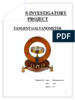 Physics Investigatory Project Class 12 T