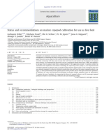 Status and Recommendations On Marine Copepod Cultivation For Use As Live Feed PDF