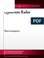 (Synthesis Lectures On Quantum Computing) Marco Lanzagorta-Quantum Radar - MC (2012)