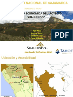 Geología Económica Del Proyecto Shahuindo - Ing Omar Cabrera PDF